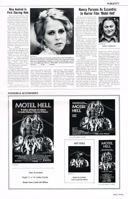 motel hell pressbook