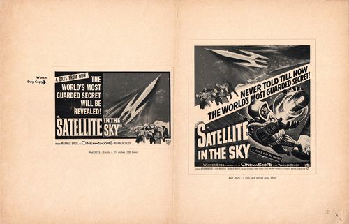 Satellite in sky pressbook