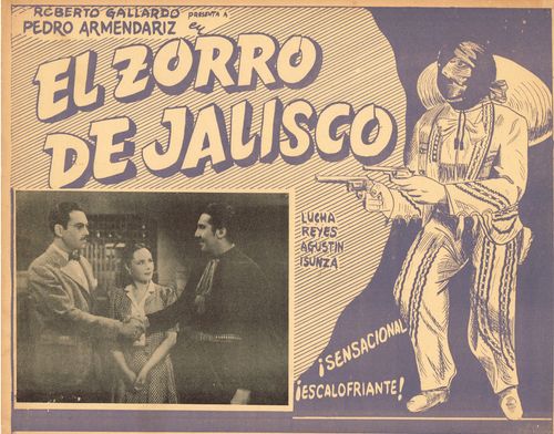 El Zorro De Jalisco Mexican Lobby Card