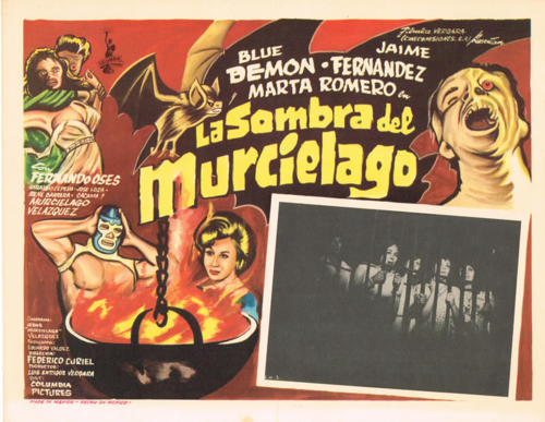 La Sombra Del Murcielago Mexican Lobby Card La Sombra Del Murcielago Mexican Lobby Card