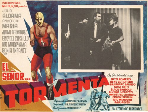 Mexican Lobby Card El Senor Tormenta
