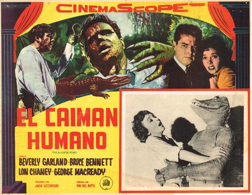 Mexican Lobby Card El Caiman Humano (1959)