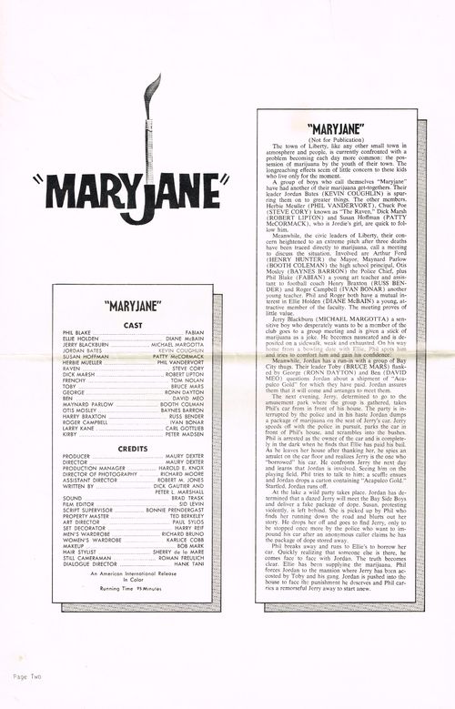 Pressbook maryjane