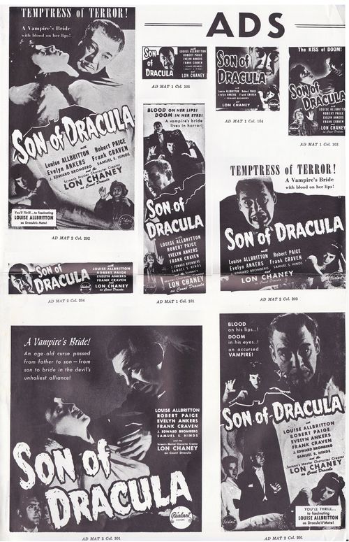 son of dracula pressbook