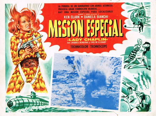 special mission lady chaplin mexican lobby card special mission lady chaplin mexican lobby card