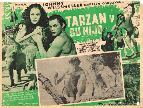 mexican lobby card tarzan finds a son