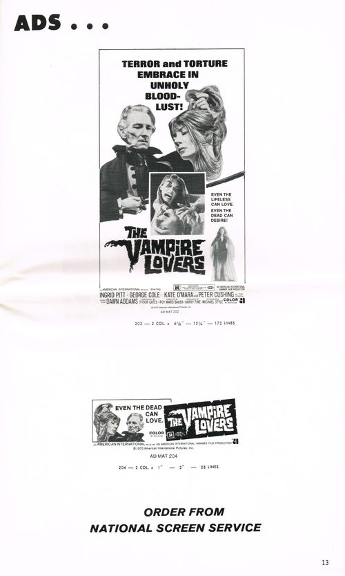 Vampire lovers pressbook 8