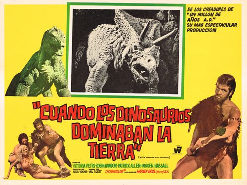 Mexican lobby card Dinosaurs Ruled the Earth