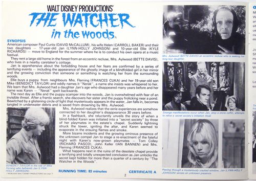 NATURALISTIC! UNCANNY! MARVELOUS!: THE WATCHER IN THE WOODS (1980)