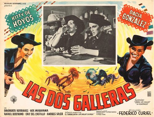 las dos galleras mexican lobby card