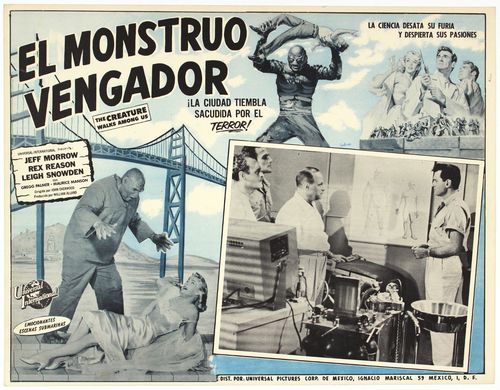 Creature walks among us mexican lobby card