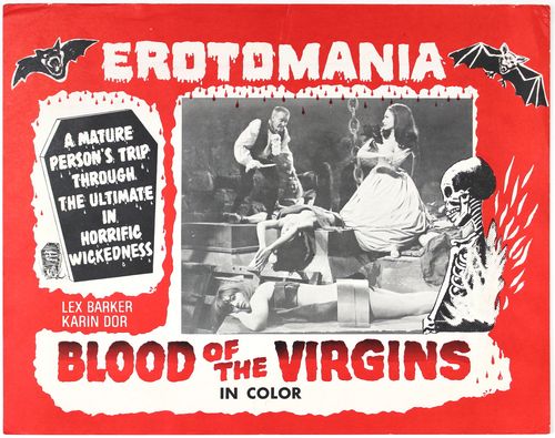 blood of the virgins lobby card