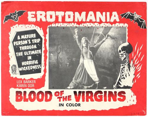 blood of the virgins lobby card