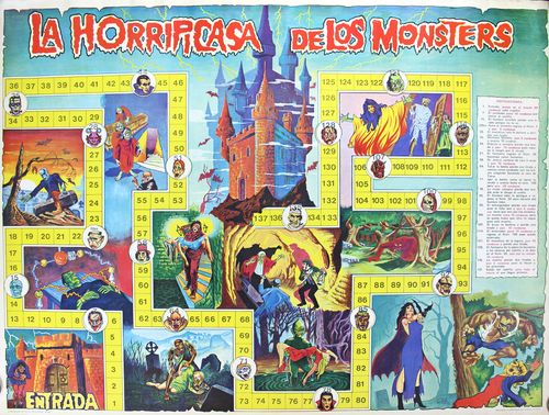 spanish Monster game board