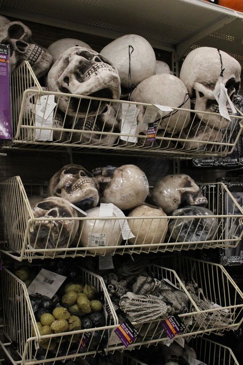 Michaels halloween skulls