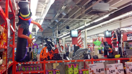 home depot halloween 2015 display