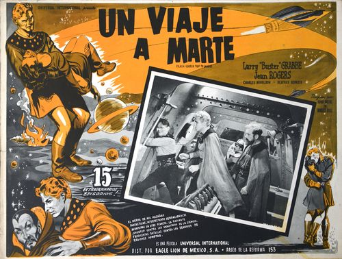 mexican lobby card flash gordon mexican lobby card flash gordon