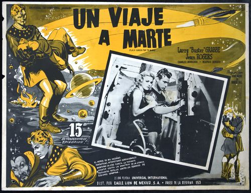mexican lobby card flash gordon mexican lobby card flash gordon