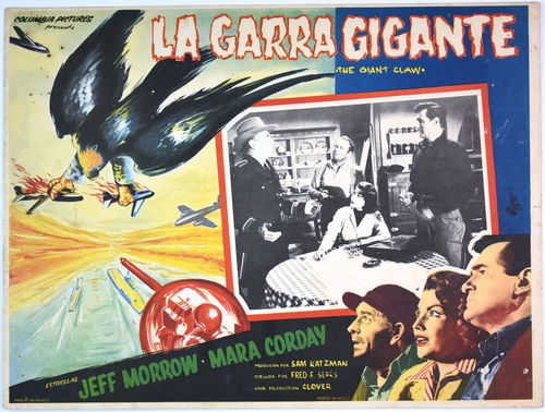 giant claw mexican lobby card