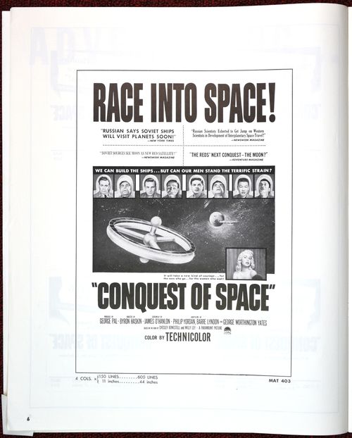 Conquest of space pressbook 6
