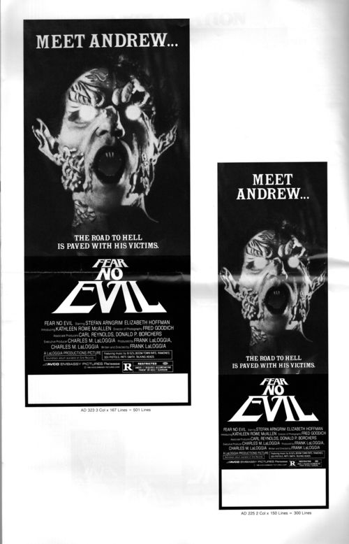 Fear No Evil Pressbook