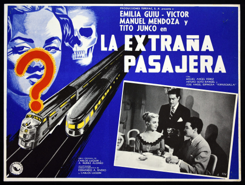 La extrana pasajera lobby card