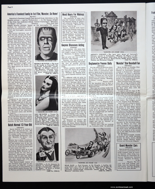 Munster, Go Home Pressbook 01
