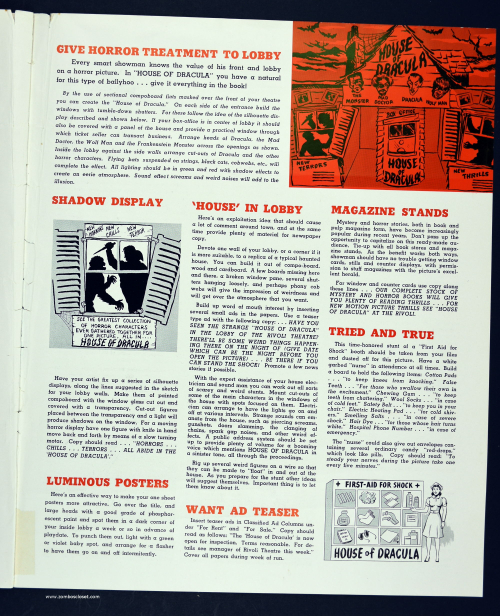 House of Dracula Pressbook 001