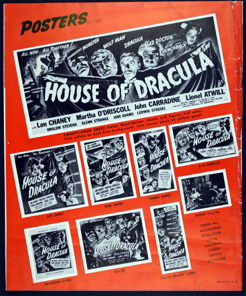 House of Dracula Pressbook 001