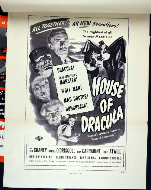 House of Dracula Pressbook 001