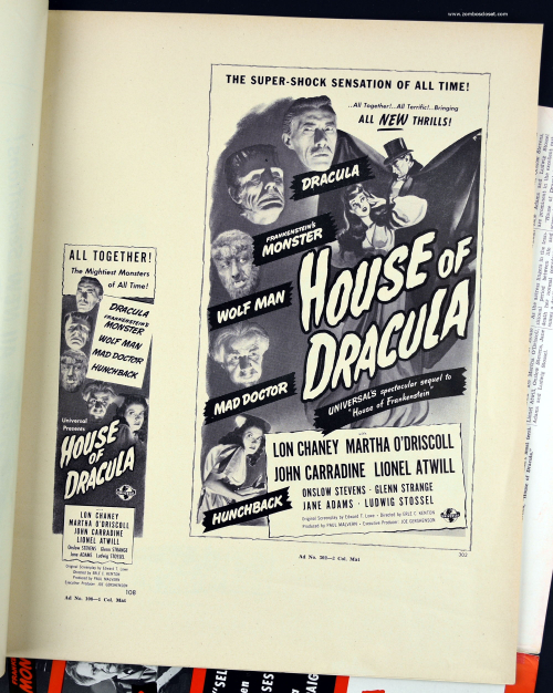 House of Dracula Pressbook 001