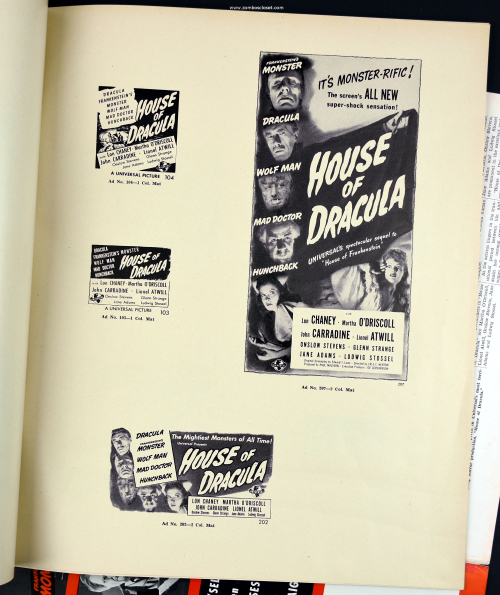 House of Dracula Pressbook 001