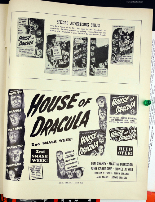 House of Dracula Pressbook 001