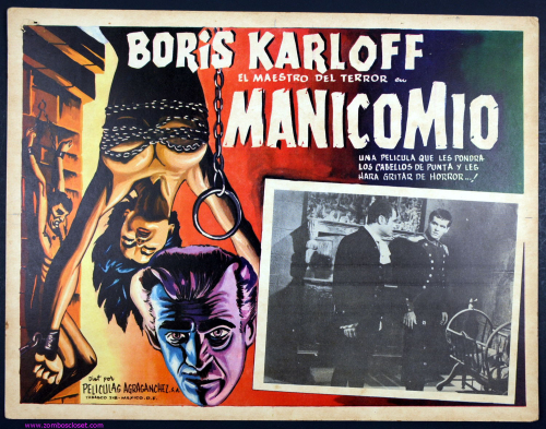 boris karloff mexican lobby card