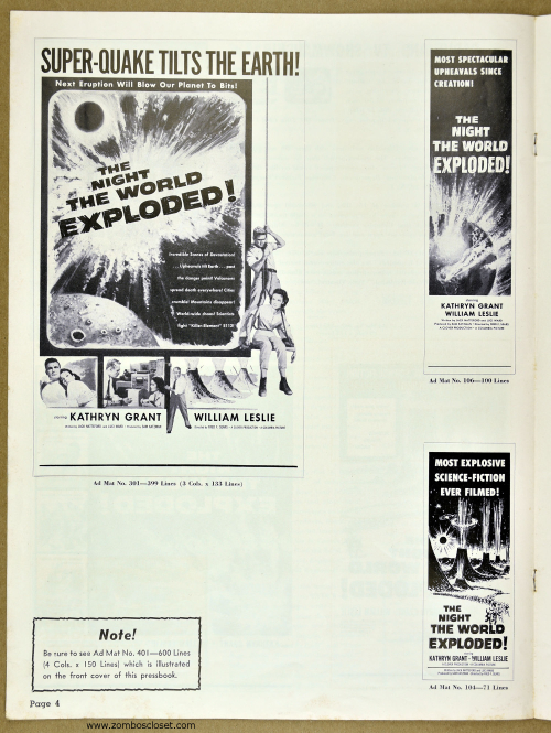 Night the World Exploded Pressbook 01