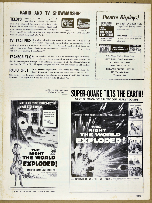Night the World Exploded Pressbook 01