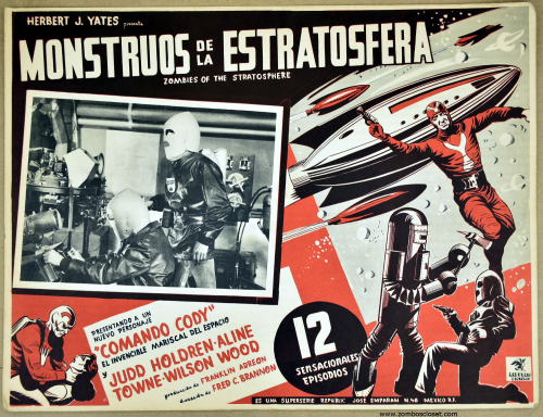 Zombies of the stratosphere lobby card