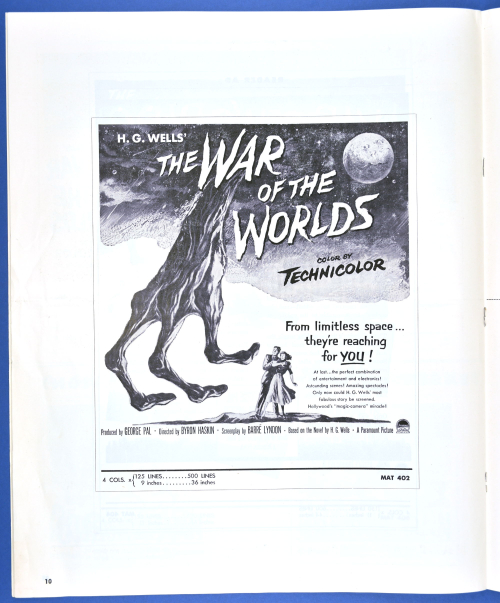 War of the Worlds Pressbook08