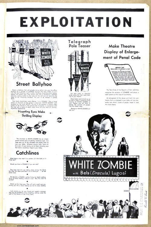 White Zombie pressbook 01