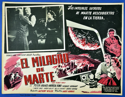 Red Planet Mars lobby card