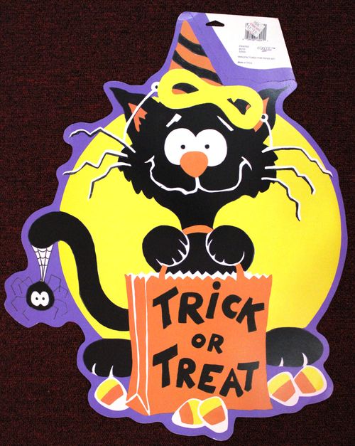halloween cat decoration