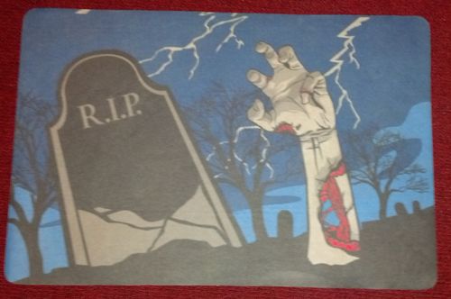 Halloween floor mat