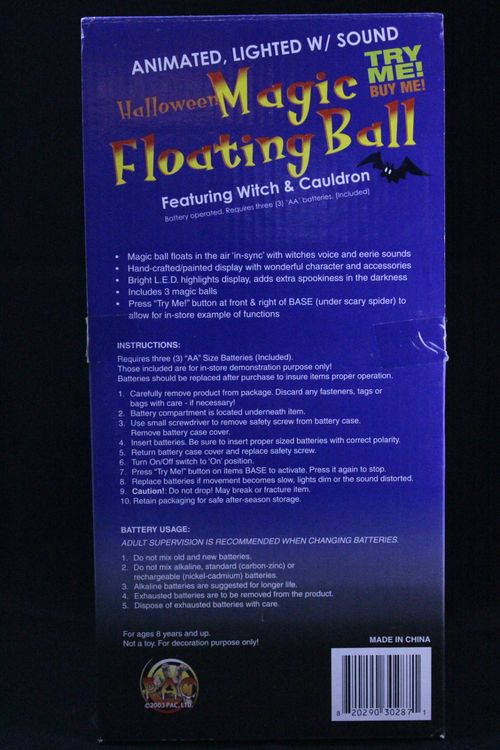 halloween floating ball novelty