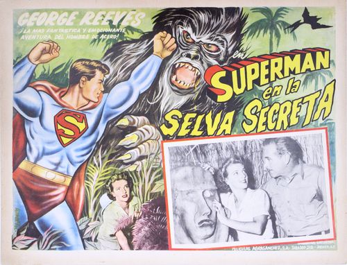 superman en la selva secreta mexican lobby card