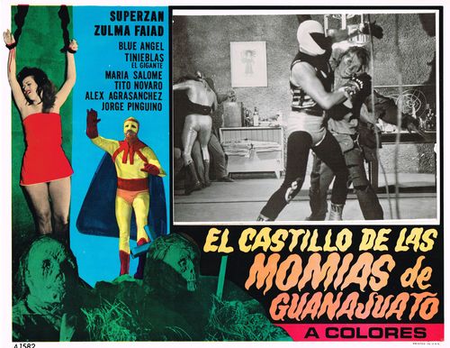 Mexican Lobby Card El Castillo De Las Momias De Guanajuato