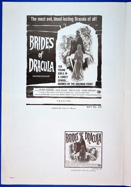 brides of dracula pressbook