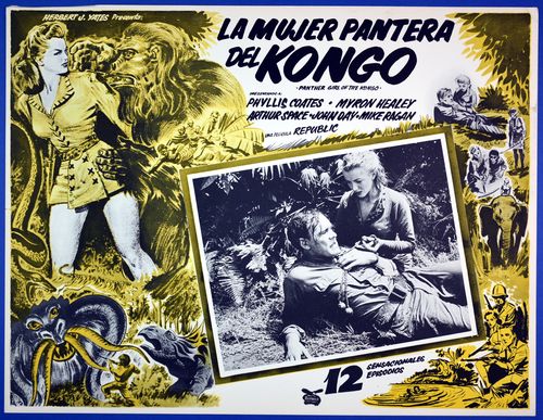 La mujer pantera kongo lobby card