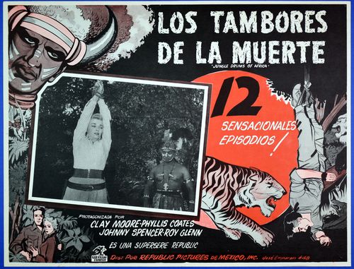 Tambores de la muerte mexican lobby card