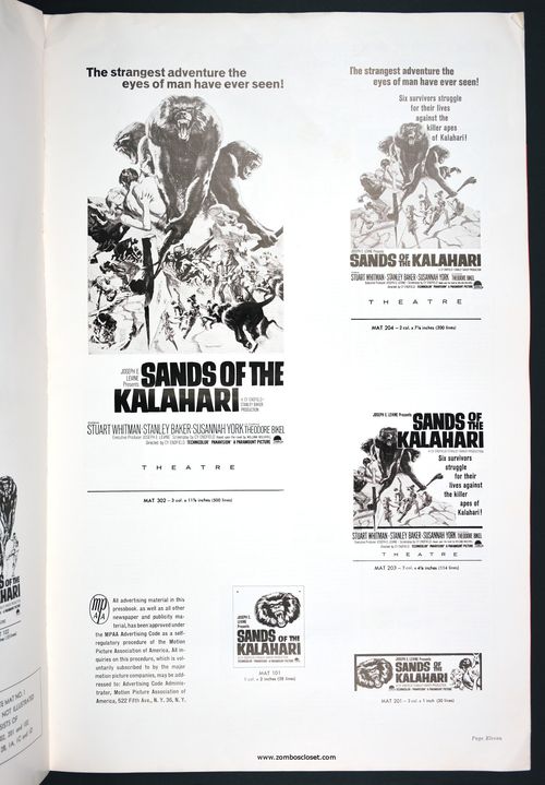 Sands of the Kalahari Pressbook 01