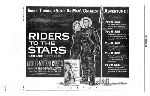 Riders to the Stars Pressbook 01